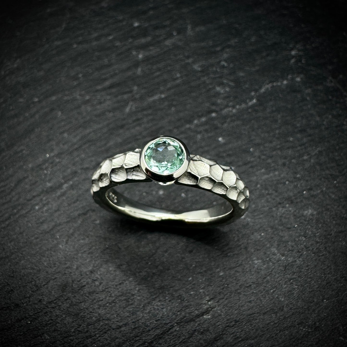 "Mint" Tourmaline Ring