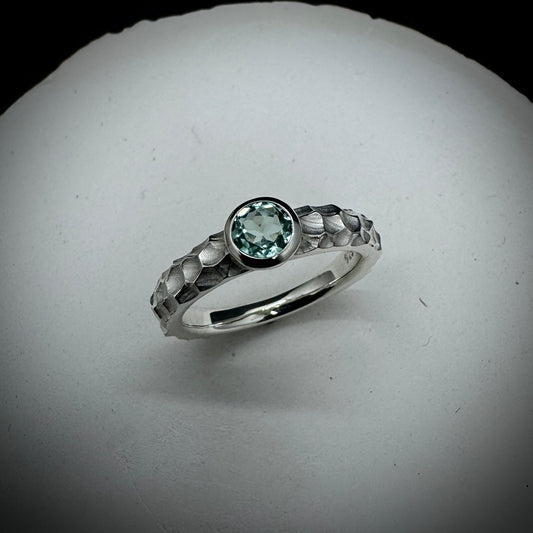 "Mint" Tourmaline Ring