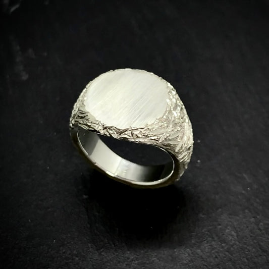 Textured Signet Ring